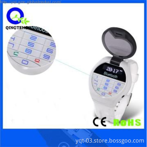2013 fashion bluetooth watch with speaker and microphone